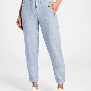 Athleta Cabo Linen Joggers